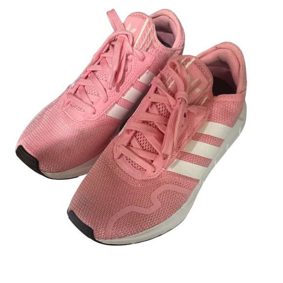 Adidas Pink and White Sneakers Lightweight Breathable Design - Picture 4 of 4